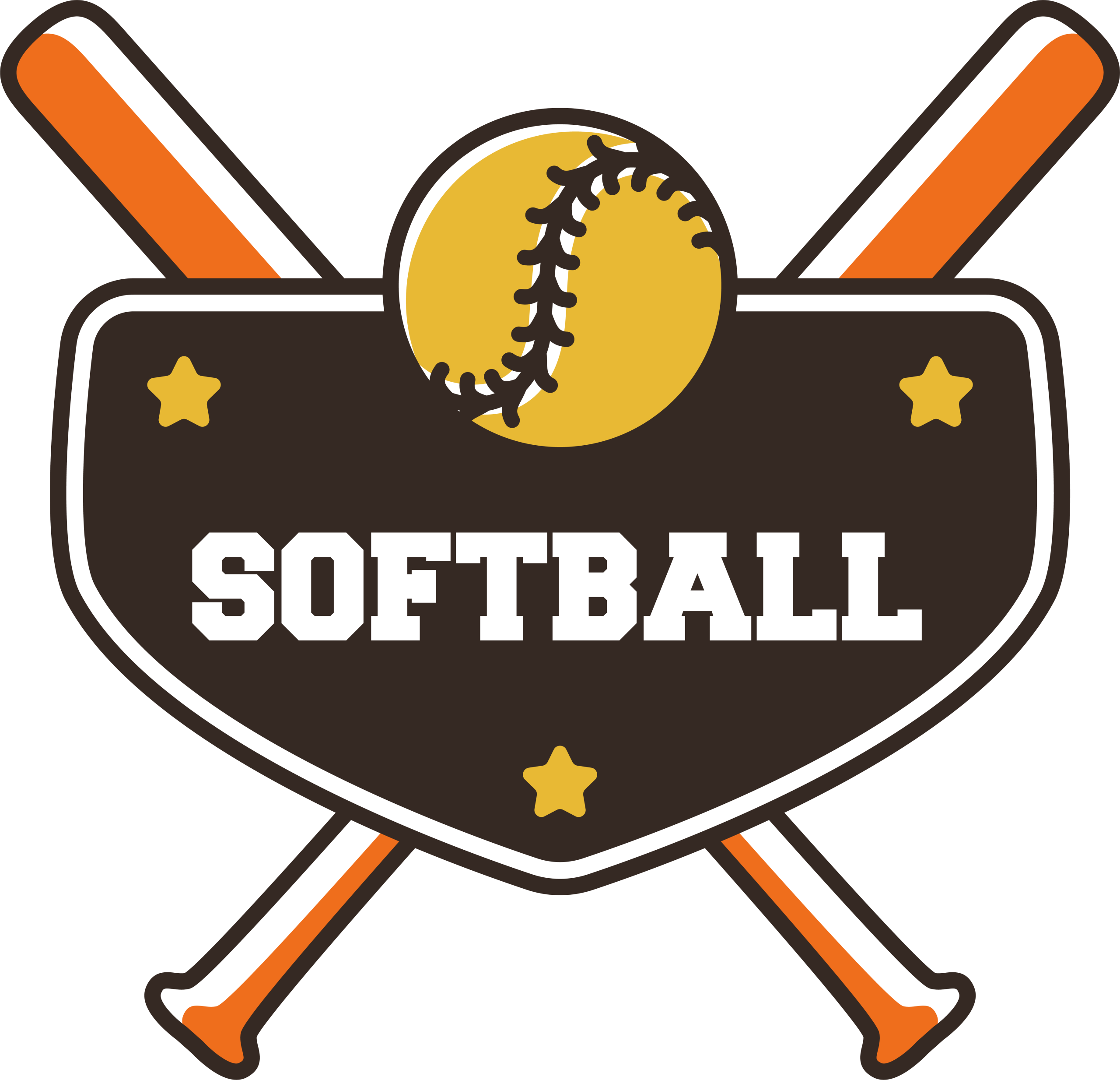 Softball camp logo