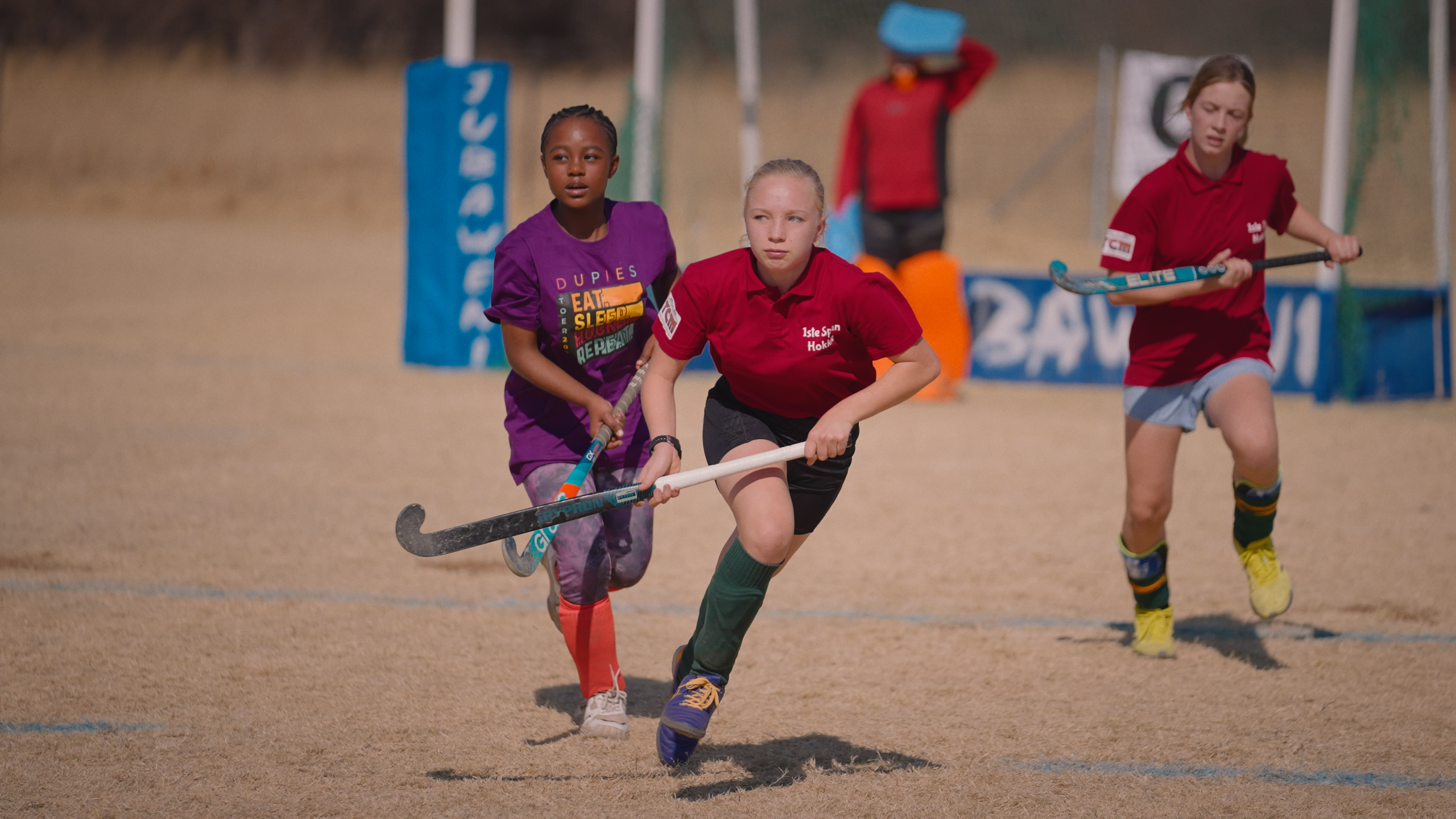 Hockey clinic at Jubaweni