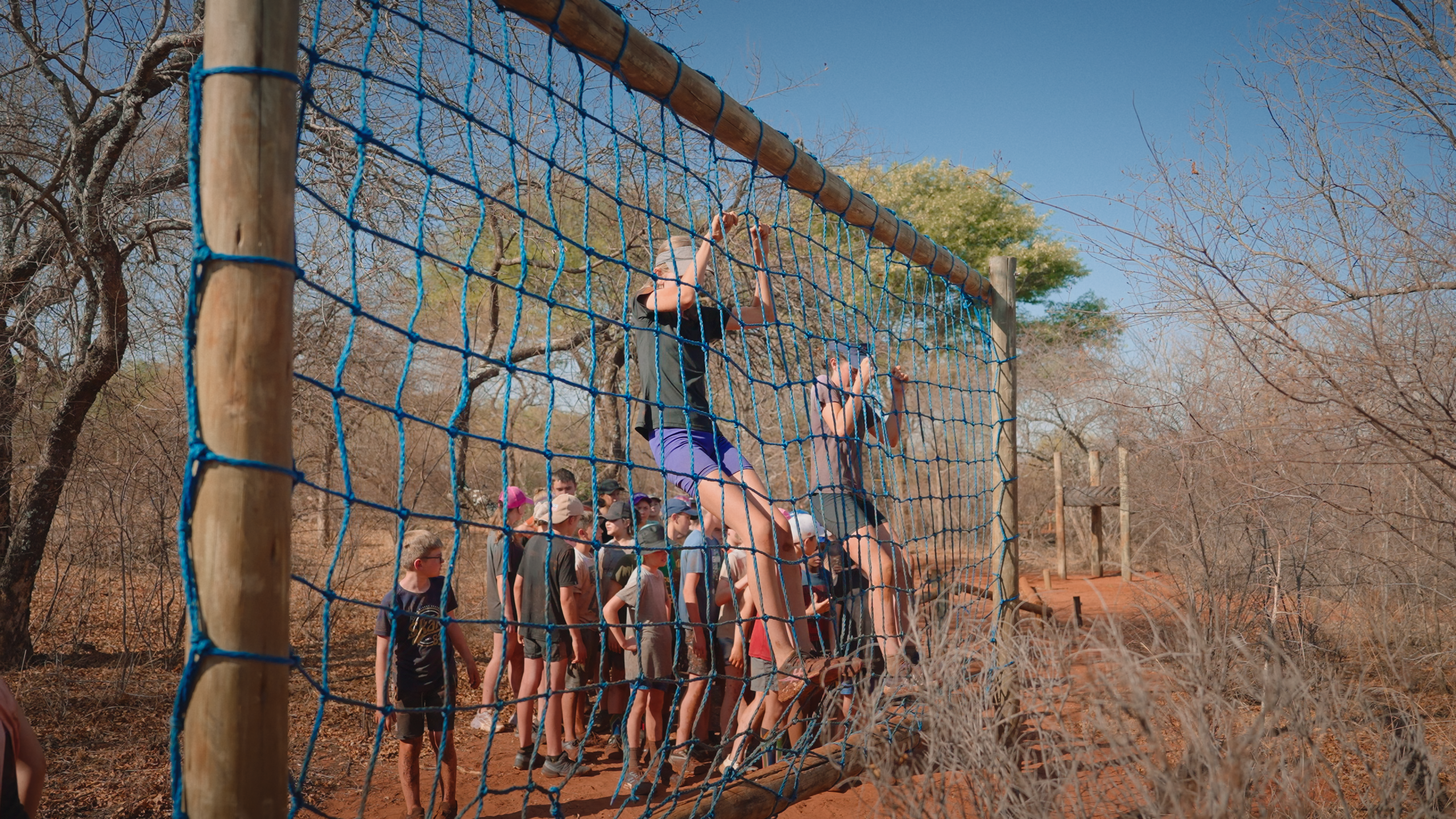 Obstacle course at Jubaweni